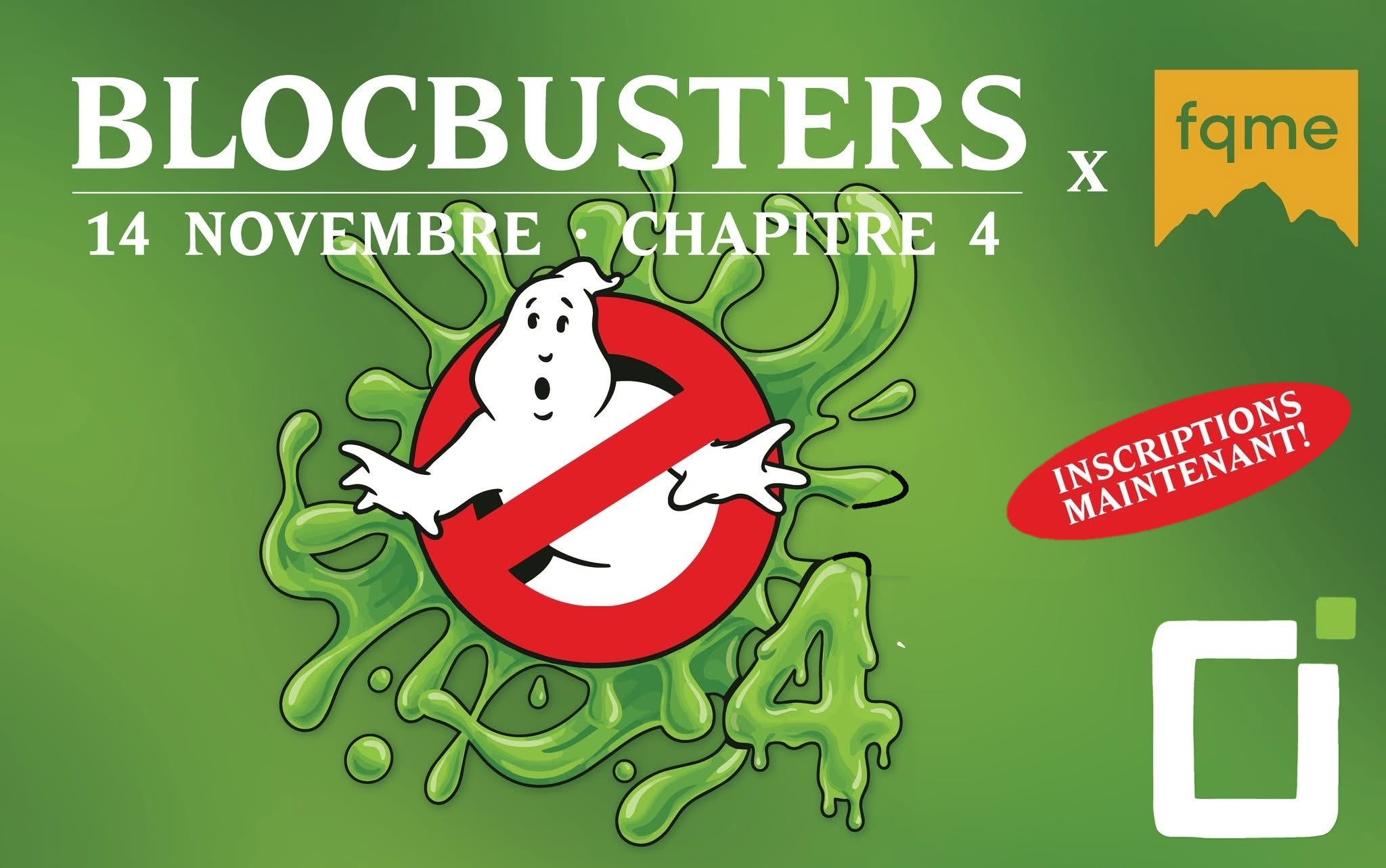 Blocbusters 4, chapitre 4, le 14 novembre. Inscriptions maintenant!